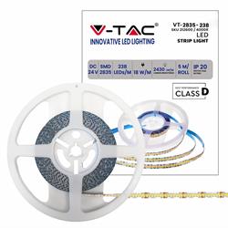 V-TAC STRIP LED 24V 4000K 17W/MT IP20 2430LM