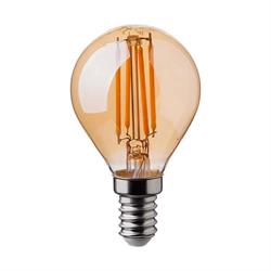 LAMPADINA LED SFERA 4W E14 P45 2200K AMBRA