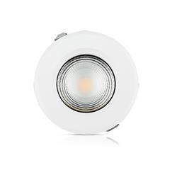 FARETTO DA INCASSO LED 10W 3000K TONDO COB ALTA LUMINOSI