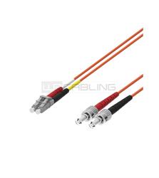 Fiber Optic Multimode Patch Cord ,62,5/125 LC-ST, 10 mt.