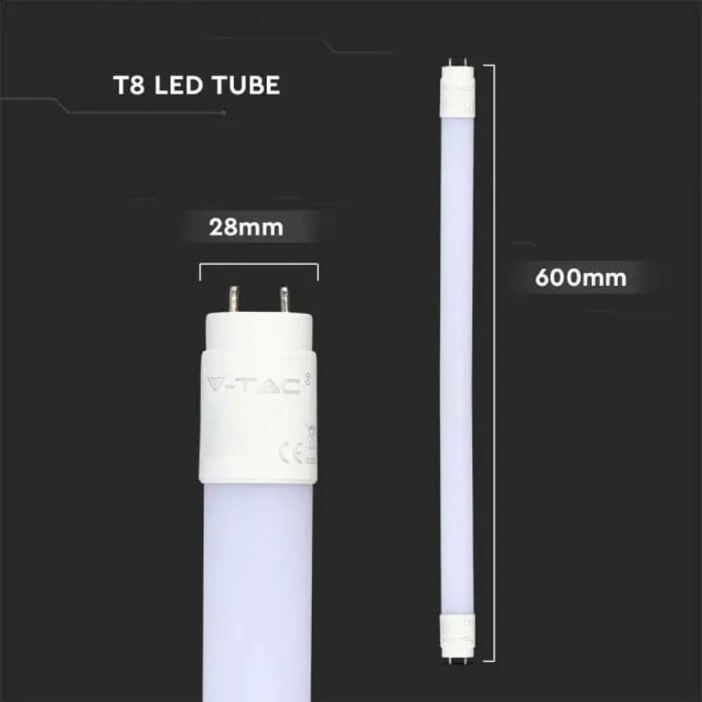 TUBO LED PLASTIC T8 7,5W 4000K 850LM 60CM A++ ROTABILE S