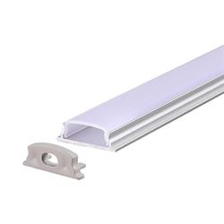 PROFILO FLESSIBILE PER STRISCIA LED 2mt 18x6mm