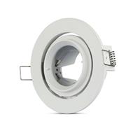 PORTAFARETTO DA INCASSO ORIENTABILE GU10 BIANCO