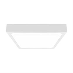 PLAFONIERA LED 18W 6500K IP44 QUADRA BIANCA