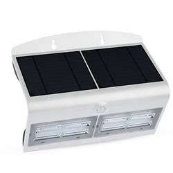 APPLIQUE LED SOLARE 7W 4000K BIANCA IP65 CON SENSORE