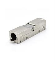 Professional Cat.6a STP In-line Coupler tool less