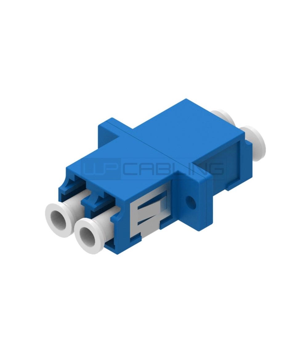 LC-LC OS2 Duplex Adapter, Singlemode,Plastic housing, bl