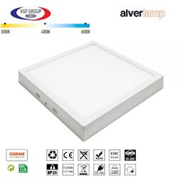 DOWNLIGHT SLIM SUPERFICIE QUADRATO BIANCO  IP20 12w 3000