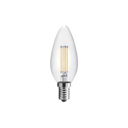 LAMPADINA LED FILAMENTO CANDELA E14 6W 806LM 4000K 300°