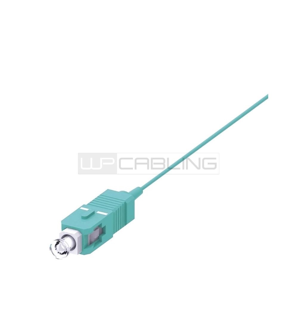 Fiber Optic Multimode Pigtail, 50/125 SC 2 mt. OM3 ,LSZH