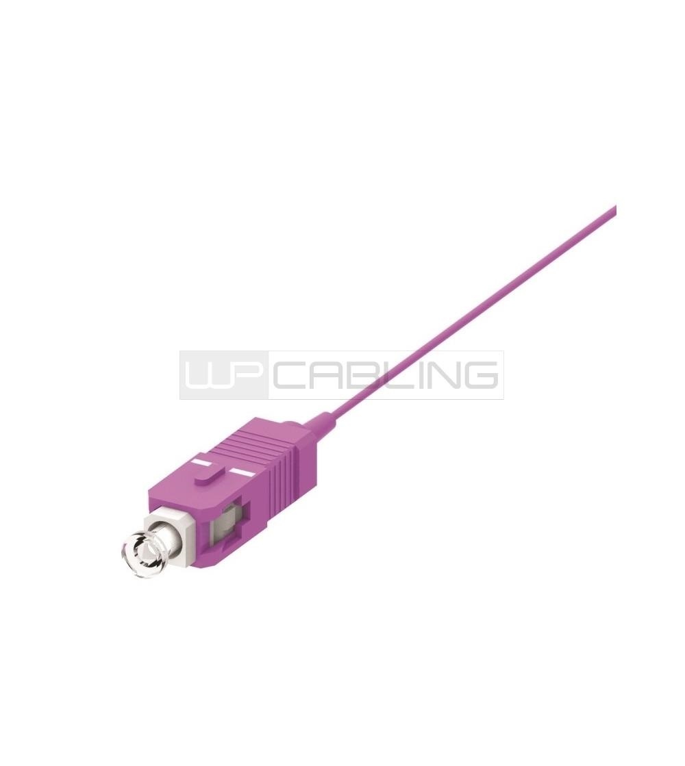 Fiber Optic Multimode Pigtail, 50/125 SC 2 mt. OM4 ,LSZH