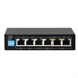 Switch PoE  4 porte PoE + 2 Uplink RJ45 Safire