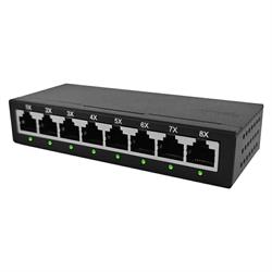 SWITCH 8 PORTE METAL GIGABIT RJ45