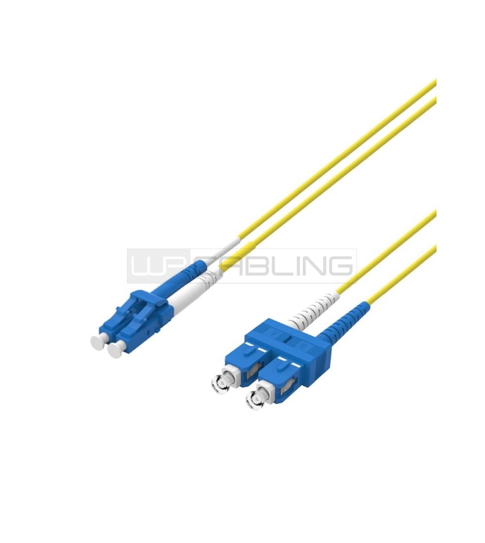 Fiber Optic Singlemode Patch Cord ,9/125 LC-SC, 1 mt. OS