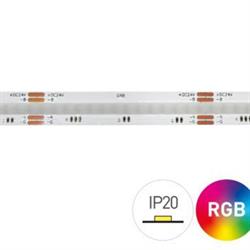 STRIP COB 420075 15W/MT 10MM 24V IP20  RGB