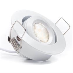 SPOT ORIENTABILE WHITE 3W CREE 240LM 30D 12V IP52 3000K