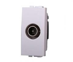 CONNETTORE TV MASCHIO PASSANTE COMPATIBILE LIVING LIGHT