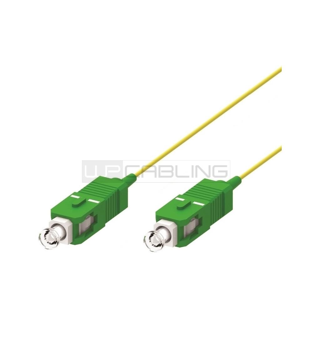 Fiber Optic Singlemode Simplex Patch Cord ,9/125 SC/APC-