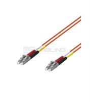 Fiber Optic Multimode Patch Cord ,62,5/125 LC-LC, 3 mt.