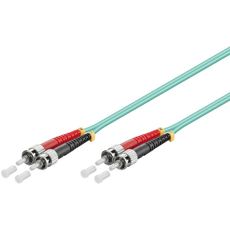 Fiber Optic Multimode Patch Cord ,50/125 ST-ST, 1 mt. OM