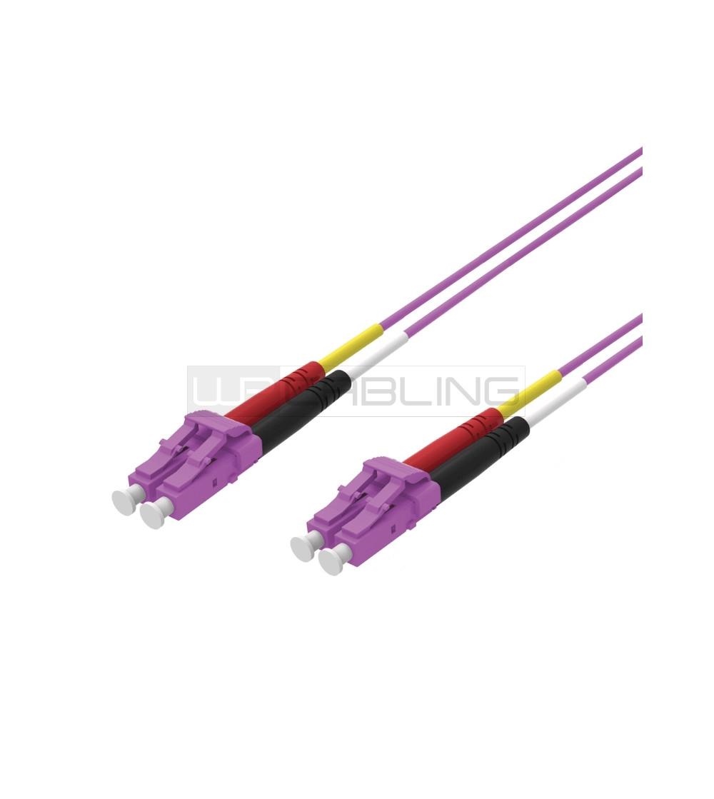Fiber Optic Multimode Patch Cord ,50/125 LC-LC, 1 mt. OM