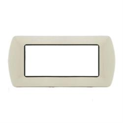 Placca Metallo T1 8807-28 7P Panna