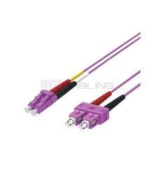 tMultimode Patch Cord ,50/125 LC-SC, 5 mt. OM