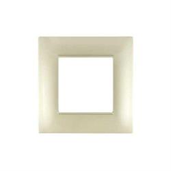 Placca Tecnopolimero T2 2P Sabbia COMPATIBILE PLANA