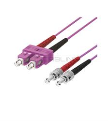 Fiber Optic Multimode Patch Cord ,50/125 ST-SC, 0,5 mt.