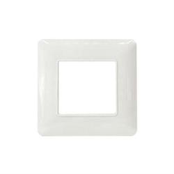 Placca Tecnopol. T3 2P Bianco COMPATIBILE MATIX