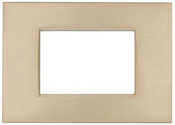 Placca Metallo T4 CBM7004-7 Oro Spazzolato