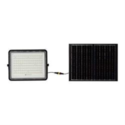 PROIETTORE SOLARE LED 20W 4000K NERO BATT SOSTITUBILE 3M