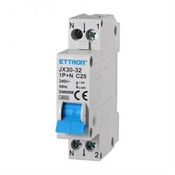 Interruttore Magnetotermico 1P+N 25A 220V