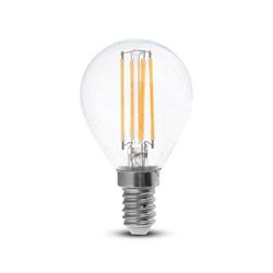 LAMPADINA LED SFERA 4W E14 P45 2700K TRASPARENTE