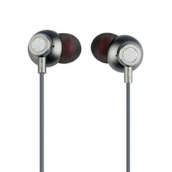 CUFFIE STEREO CON MICROFONO JACK 3,5MM GRIGIA