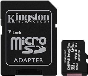 MICRO SD 64GB CLASSE 10 KINGSTON