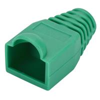 PVC boot for cat 5e/6 round cable 5,5 mm - GREEN