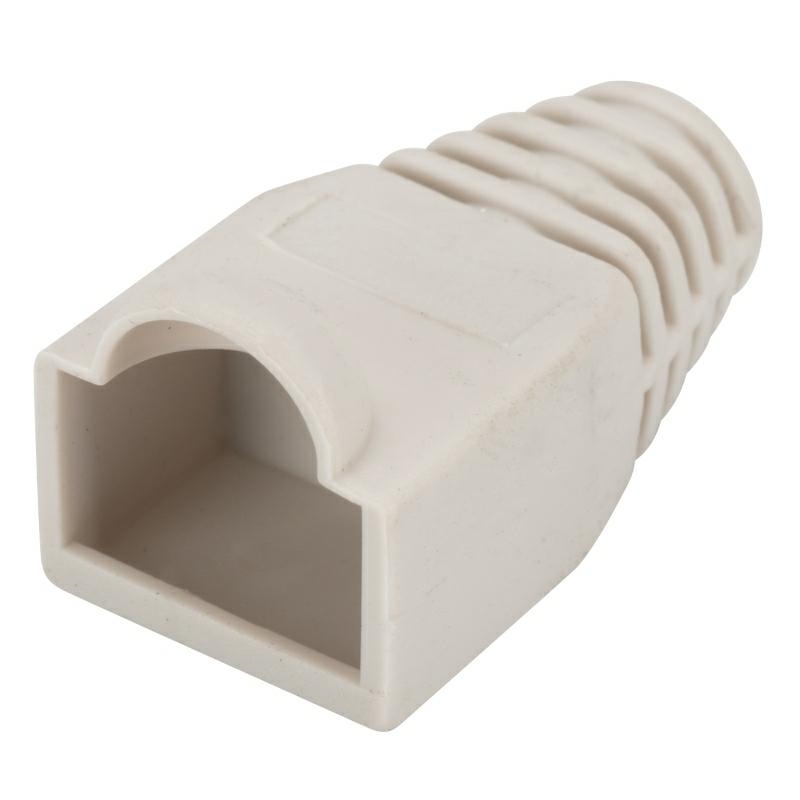 PVC boot for cat 5e/6 round cable 5,5 mm - GREY