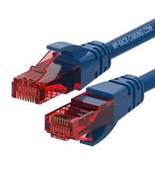 CAVO PATCH CAT 6 U-UTP, 2 METRI, AWG 26/7, CU, BLU