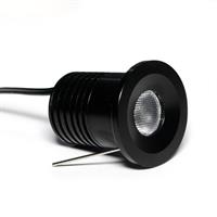 PUNTO LUCE LED 4W NERO CREE 12V 3000K
