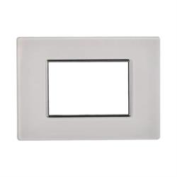 PLACCA VETRO 3P BIANCO COMPATIBILE AXOLUTE