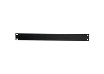 Blank Panel 1U, Black RAL 9005