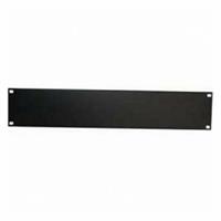 Blank Panel 2U, Black RAL 9005