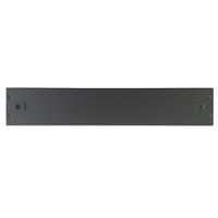 Screw Less Blank Panel 2U, Black RAL 9005