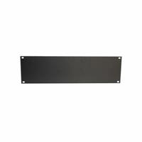 Blank Panel 3U, Black RAL 9005