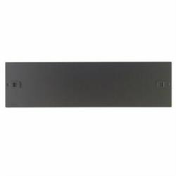 Screw Less Blank Panel 3U, Black RAL 9005