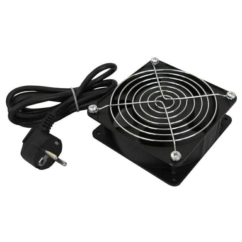 Cooling Fan 120x120x38 mm with protection grid and 2 m.