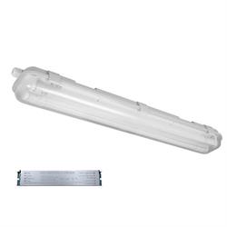 BELLA+LED TUBE(1500mm) 2X24W 4000K-4300K IP65 + BLOCK