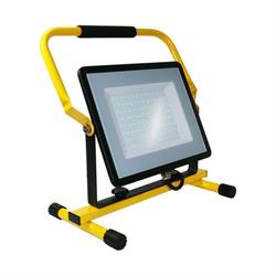 PROIETTORE LED PORTATILE 100W 4000K NERO-GIALLO + CAVO 3